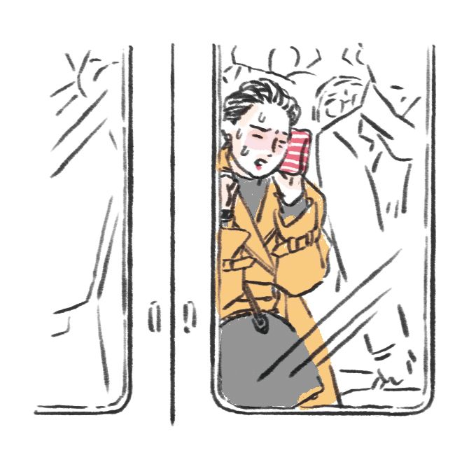 満員電車の圧迫や強い冷暖房、気温差や騒音など、日常環境に起因する身体への負荷。