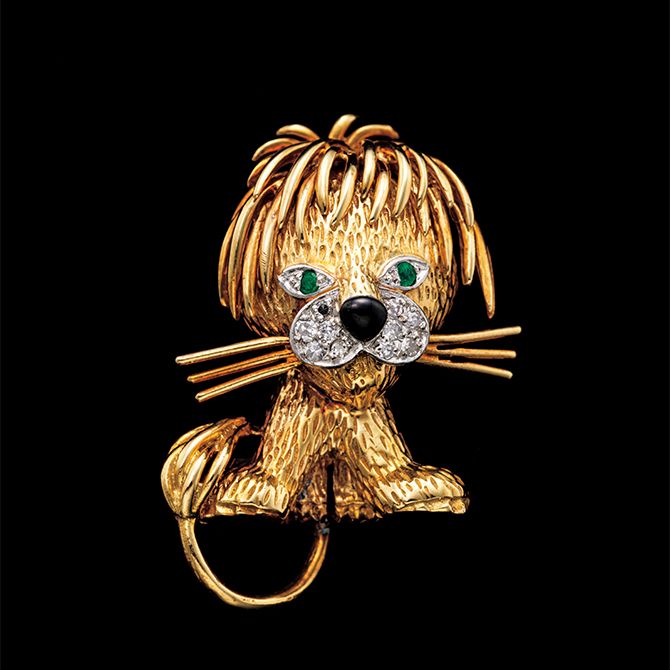 素材:ゴールド、ダイヤモンド、エメラルド、オニキス 製作年:1965年 製作国:フランス