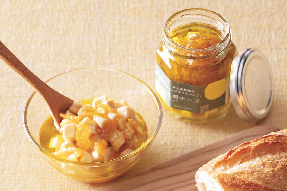 井上誠耕園のオリーブオイルコンフィ。ホームパーティの手土産におすすめ