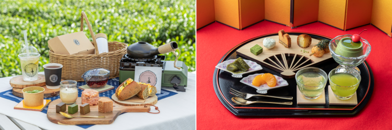 「するがヌーン茶」では製茶問屋、カフェなどによる様々なアフタヌーンティーが愉しめる。