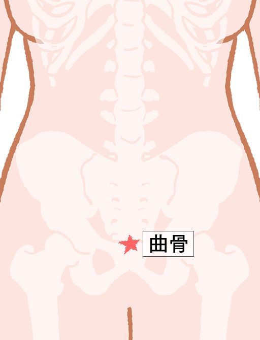 曲骨（きょっこつ）：任脈のツボ