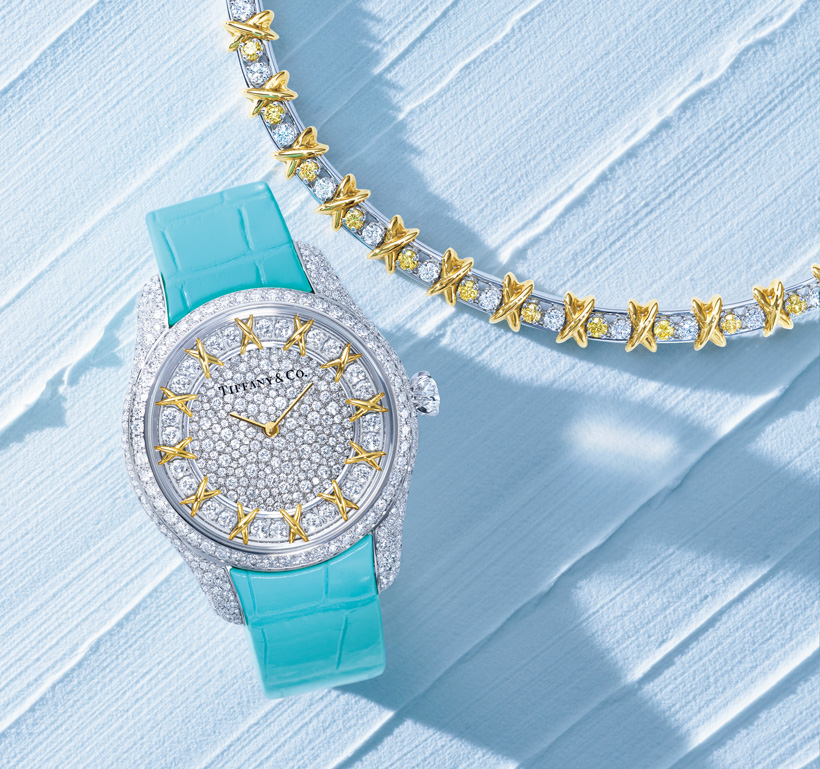 ✨Tiffany& Co.✨ティファニー✨クロスステッチ✨K18 ✨腕時計✨ Tiffany & Co.］ティファニーとともに時を刻む 歴史ある至高のハイ
