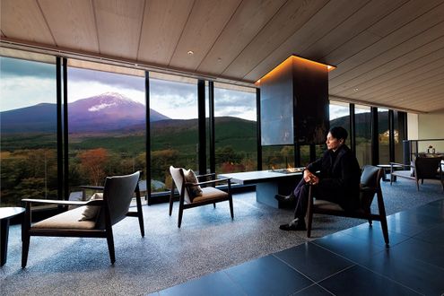玉木宏さんが出合う、富士山を望む絶景宿「GÔRA KADAN FUJI」