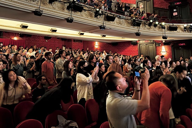 トロント国際映画祭での作品上映後の客席の様子。