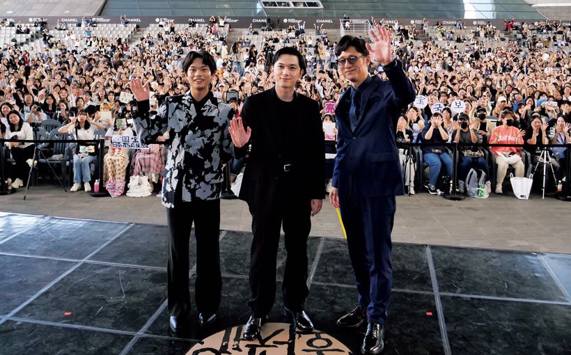 釜山国際映画祭には李監督とともに吉沢 亮さん、黒川想矢さんも登場。会場は大いに盛り上がった。