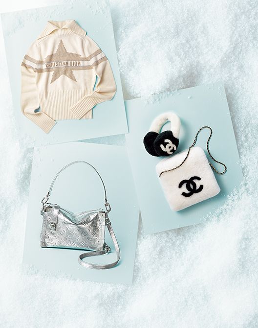 メゾンのアイテムで静謐な冬の寒さを味方につけて