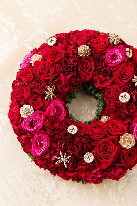 リース中央に見えているのがグリーン「ブルーバード」。