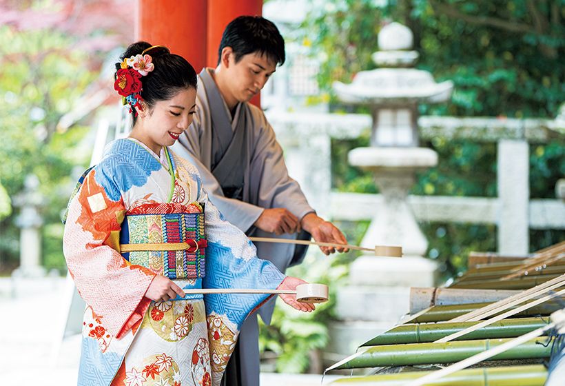 【8】手水舎で身を清めて