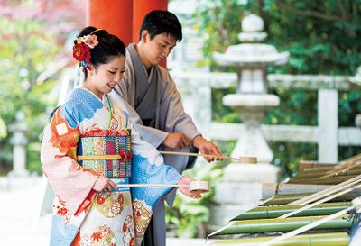 【8】手水舎で身を清めて