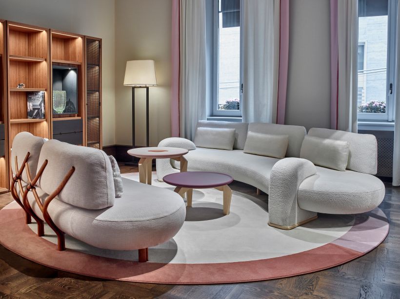 イタリア・ミラノにあるショールームでの展示。