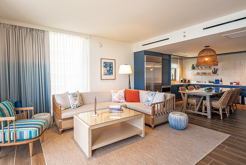 ワイキキの海を眺望する広大なペントハウスが魅力。「アウトリガー