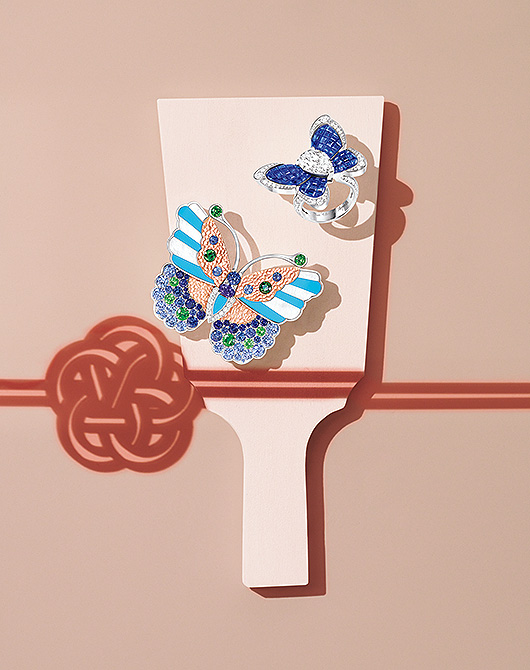 ヴァン クリーフ&アーペル」が愛する蝶が未来へと羽ばたく色彩豊かな