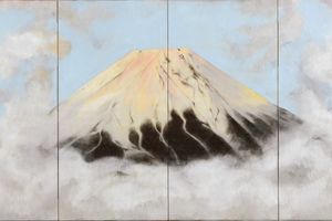 中島千波さんが幼少期から描き続ける富士の姿──「富士山が一番美しい」