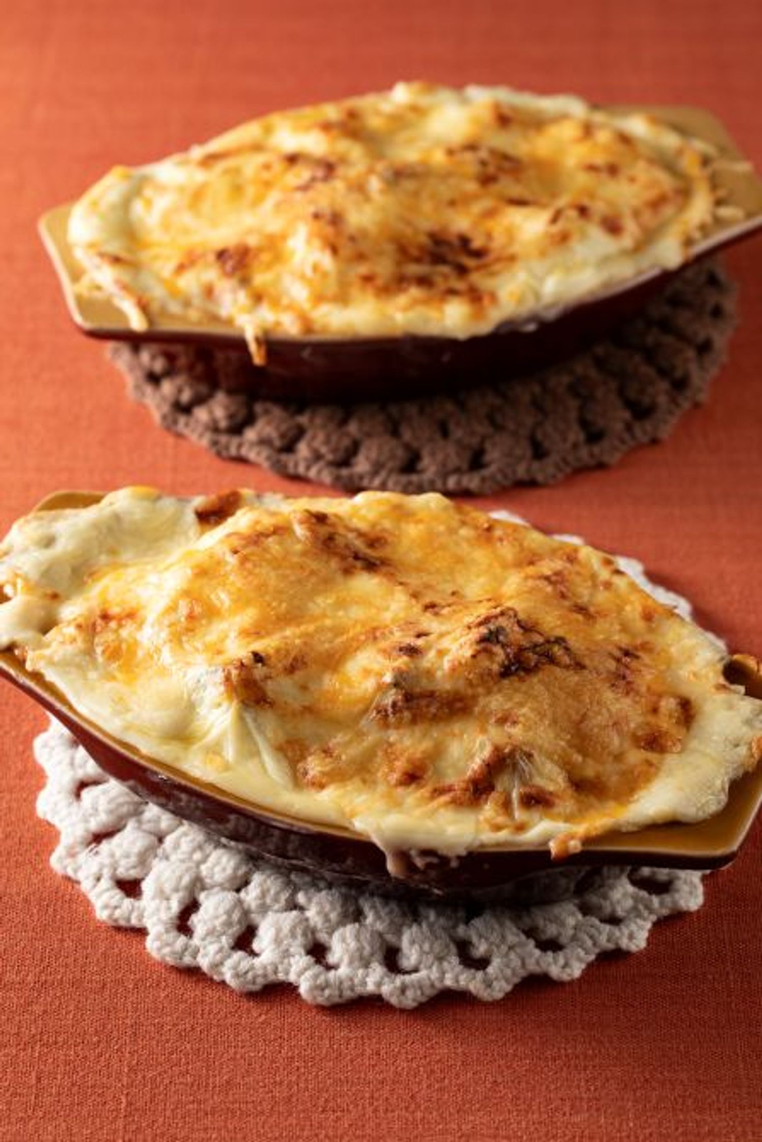 秋鮭とかぼちゃのグラタン。