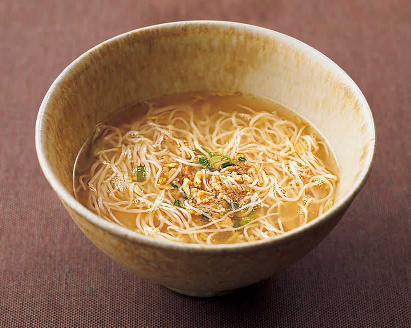鶏としょうがのWスープがしみ渡る麺