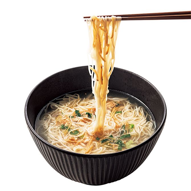 お湯を注いで3分でできあがり