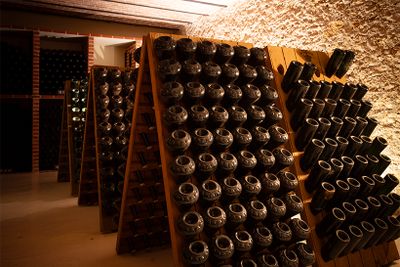 邸宅の地下にはカーヴがあり、ツアーに参加すれば見学可能。