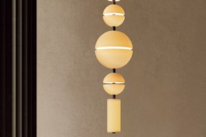 提灯からインスピレーションを得たリヤドロの照明・Cascade。ふたつの表情が楽しめます