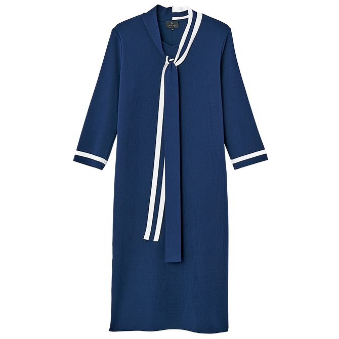 LANVIN COLLECTION ボウタイがポイントのワンピース
