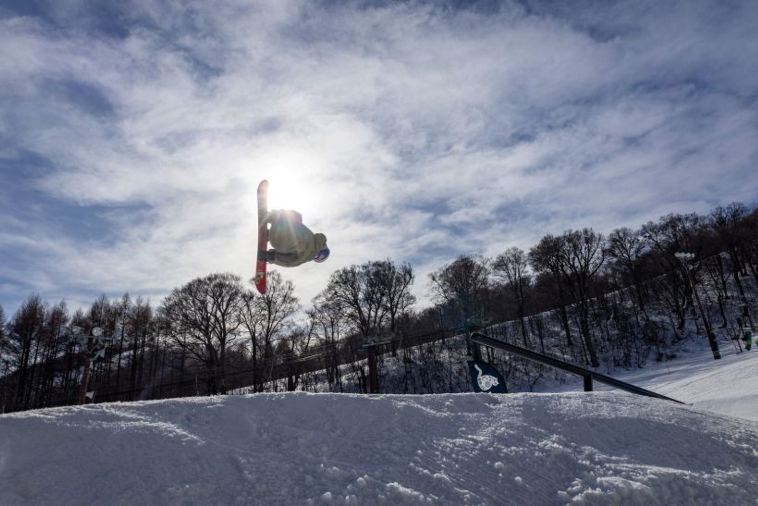 公開練習での様子。