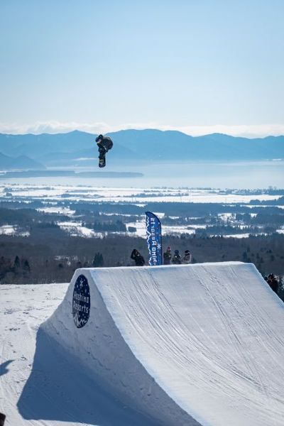 2023年にネコマ マウンテンで開催された大会での荻原選手。