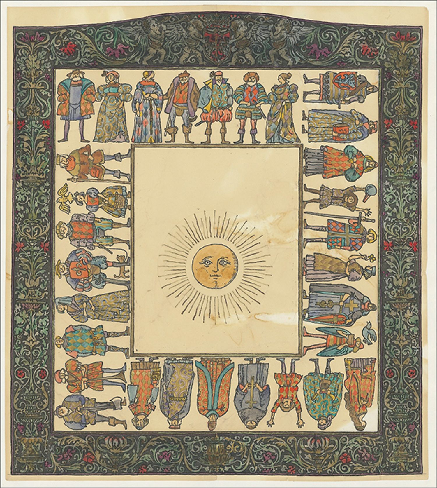 『天動説の絵本』〈表紙〉1979 年 (福音館書店) 所蔵:津和野町立安野光雅美術館 ©空想工房