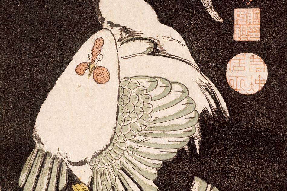 初来日の伊藤若冲作品に刮目！ ロックフェラー・コレクション「雌雄鶏図」