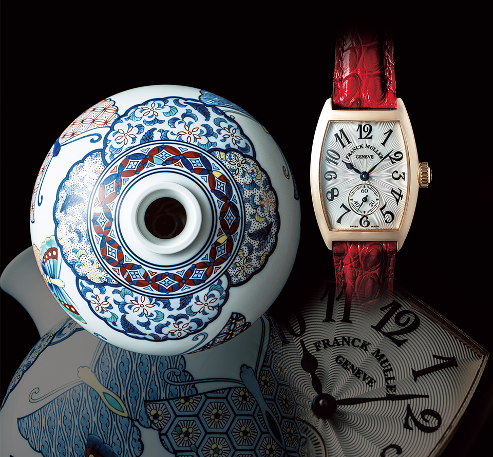 鍋島焼］×［フランク ミュラー］「時」をめぐる新たな挑戦の物語
