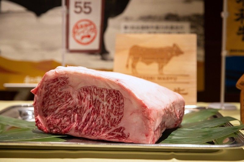 美しい霜降りが目を引く「鳥取和牛オレイン55」。気高号の血統を引き継ぎ、かつオレイン酸含有率55%以上という厳しい条件をクリアした黒毛和牛のみが認定される。