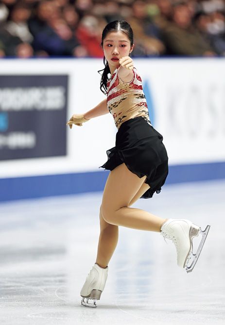 全日本選手権のSP ｢La Strada｣では美しい3Aを披露。GPFは浅田真央さんが見守る前で3Aを成功させた。国際大会での3A初成功は、21/22シーズンのプランタン杯ジュニアクラス初優勝時。