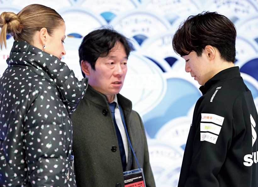 父仕込みのスケーティング技術にコストナーコーチの演技力が加わってジャンプ、スピン、ステップがより上質に進化中。写真/長田洋平〈アフロスポーツ〉