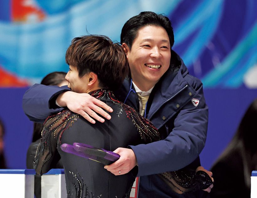 アツい日下コーチと飄々とした佐藤選手の掛け合いも人気。