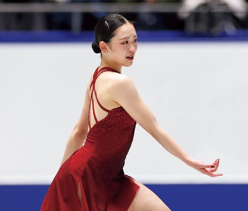 青木祐奈選手　会場を自分色に染める表現者／全日本選手権SP「Adios Nonino」は69.84点。表現力で観客を魅了した。FS「La La Land」もステップワークが心に残る名プログラム。