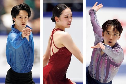 四大陸選手権で輝いたスケーターたち。友野一希選手、山本草太選手、青木祐奈選手