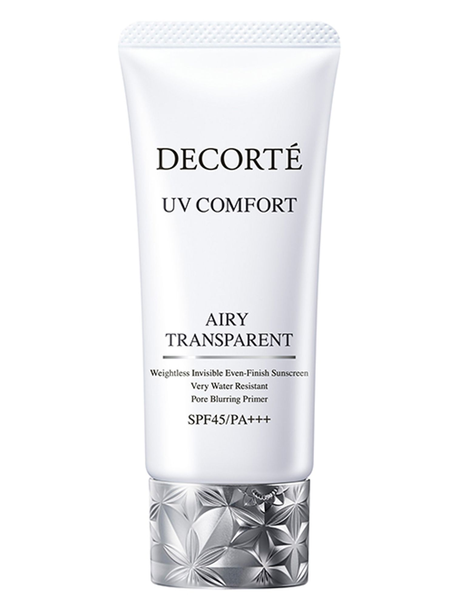 UV コンフォート エアリートランスペアレント SPF45 PA+++ 耐水性★★ 30ml 4950円 ／コスメデコルテ