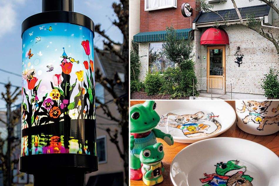 藤城清治さんファンが通う「聖地」へ。街路灯や藤城さんも立ち寄るカフェに注目