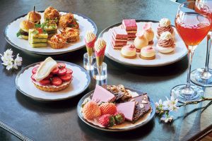 【アンダーズ 東京】桜満開の店内で味わう、春限定のアフタヌーンティー