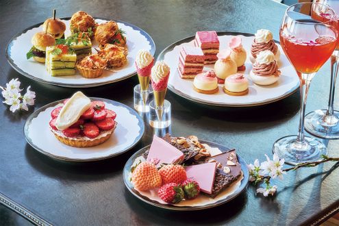 【アンダーズ 東京】桜満開の店内で味わう、春限定のアフタヌーンティー