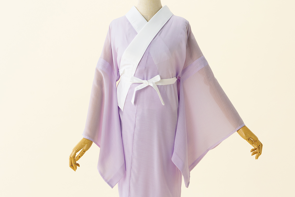 竹繊維×ポリエステルの注目素材 爽竹の洗える長襦袢【きものSalonでお
