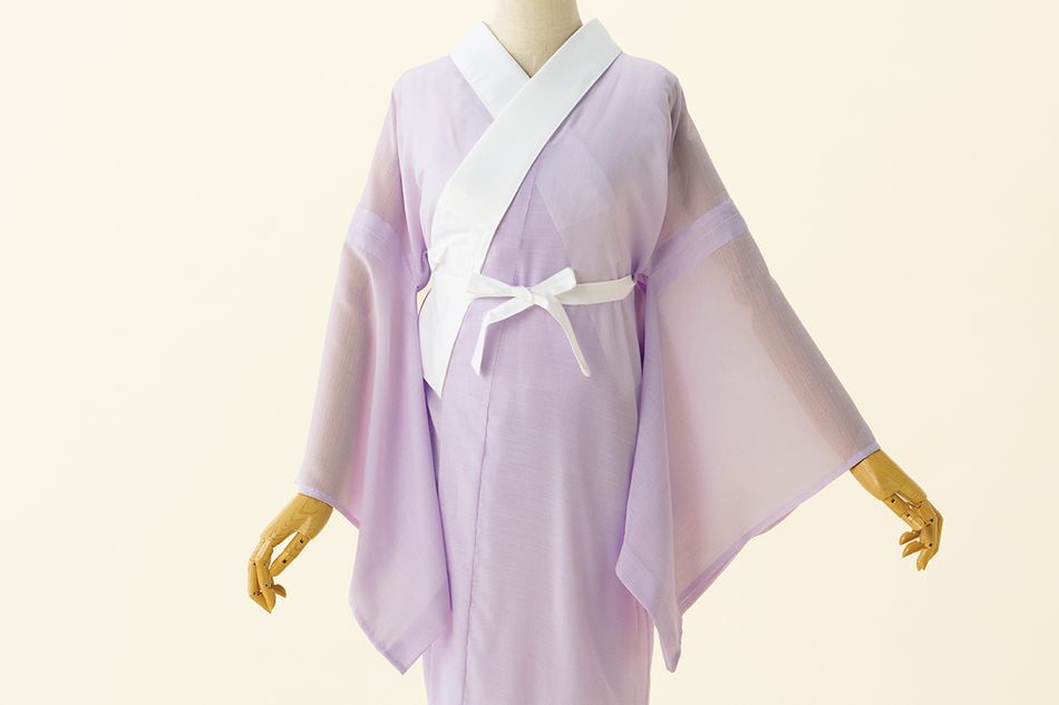 竹繊維×ポリエステルの注目素材　爽竹の洗える長襦袢【きものSalonでおかいもの】