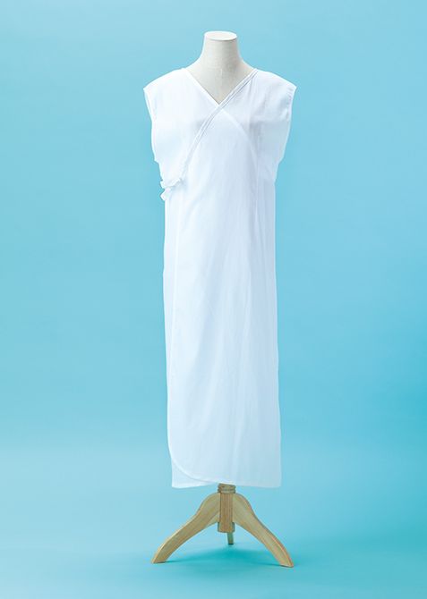 綿縮の涼やか肌襦袢