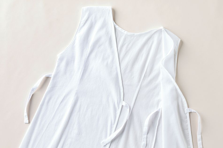 肌に優しく、着心地もキープ　綿縮の涼やか肌襦袢【きものSalonでおかいもの】