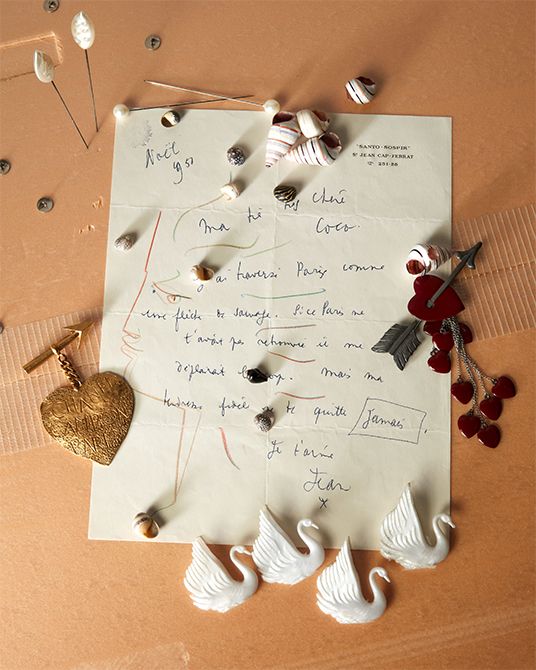 ジャン コクトーからガブリエル シャネルへの手紙