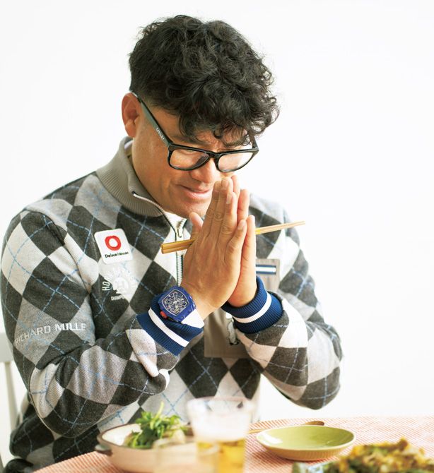 リクエスト以上のお料理に驚く宮里さん。食べっぷりもお見事。