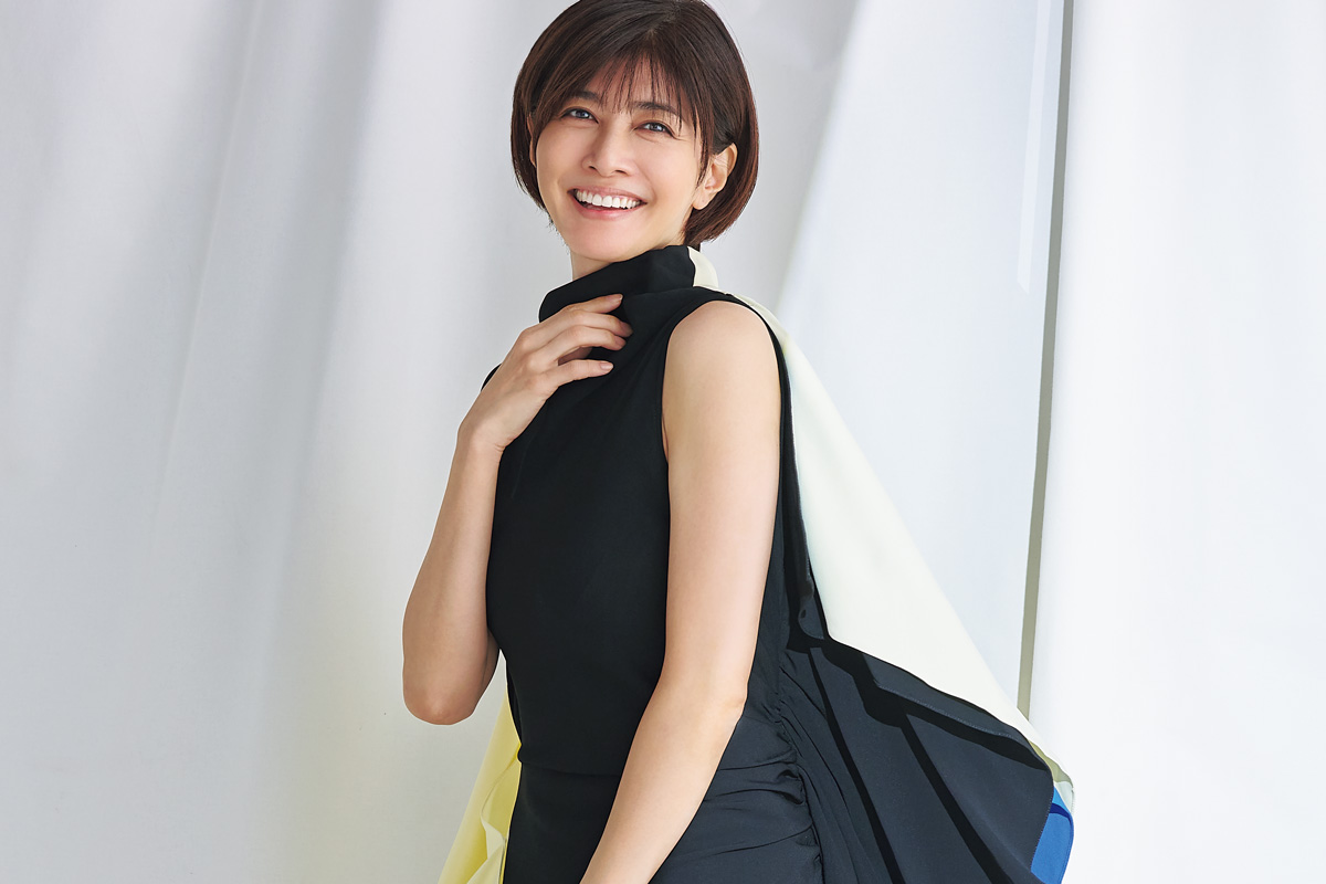 CORCOVADO / PolyesterChiffonドレス 内田有紀さん着用 内田有紀さんが着こなす最新トップメゾン～ロエベ／2026年春夏パリ