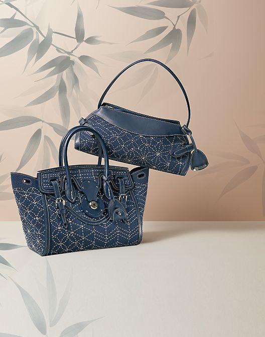 「ラルフローレン表参道」の20周年を祝う伝統技術とのコラボレーションバッグ