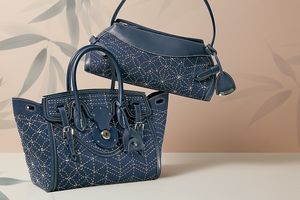 「ラルフローレン表参道」の20周年を祝う伝統技術とのコラボレーションバッグ