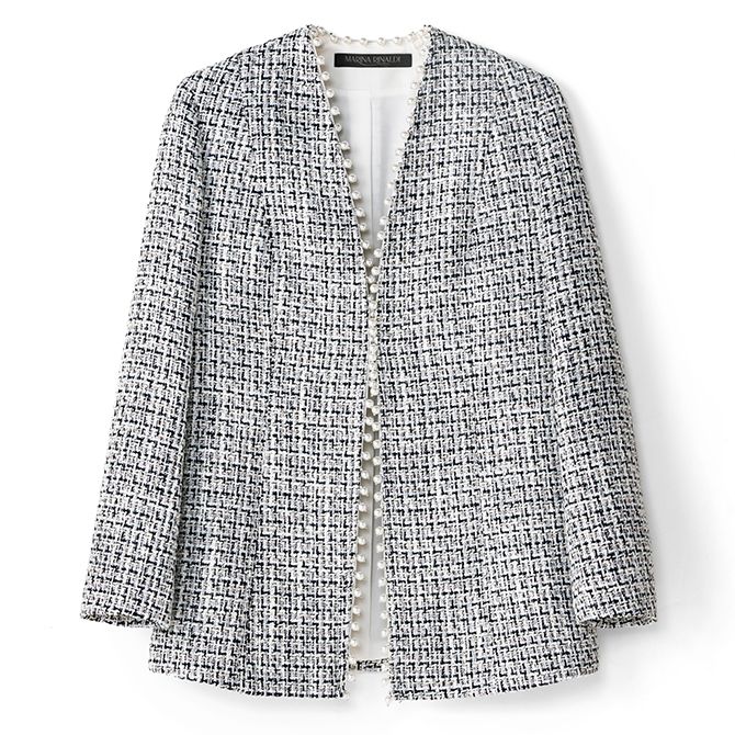 MARINA RINALDI　リュクスなツイードジャケット