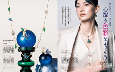 色石のジュエリーを主役に　心躍る色彩をまとう