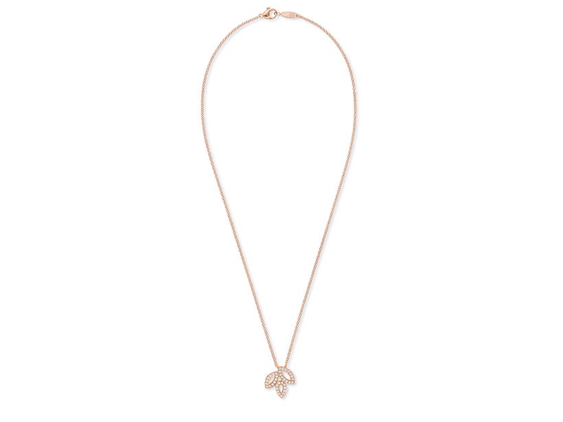 「リリークラスター・ミニ・ペンダント」（ダイヤモンド×ローズゴールド）737,000円